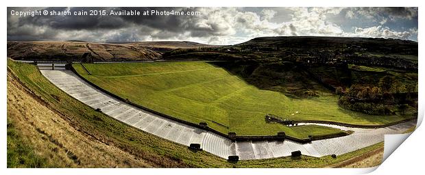 Butterley Spillway Print by Sharon Cain