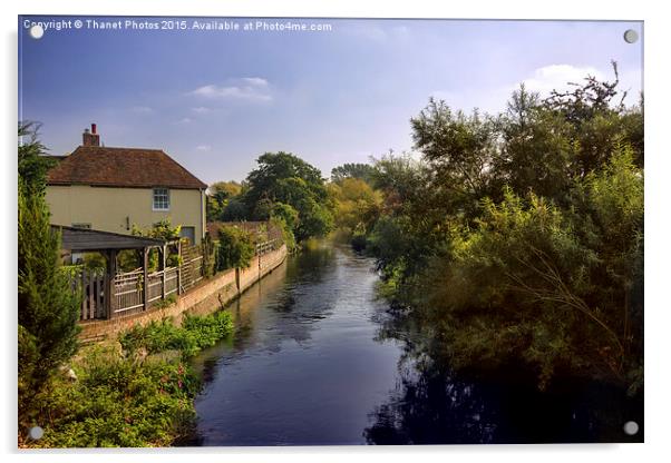  Great Stour Acrylic by Thanet Photos