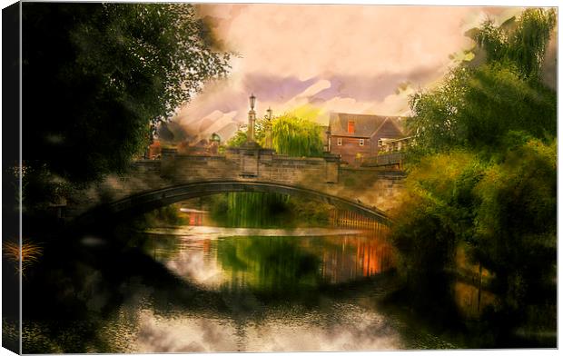  Norwich Bridge  Canvas Print by Castleton Photographic