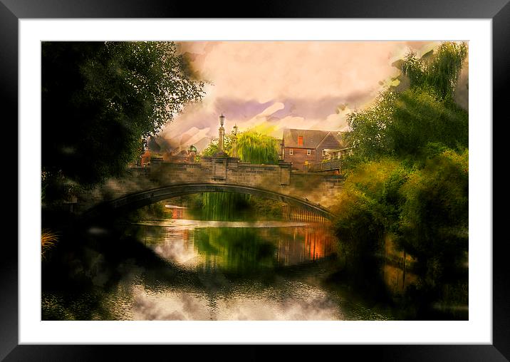  Norwich Bridge  Framed Mounted Print by Castleton Photographic