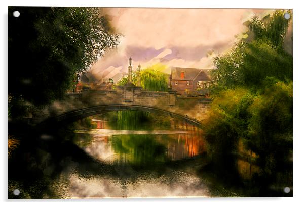  Norwich Bridge  Acrylic by Castleton Photographic