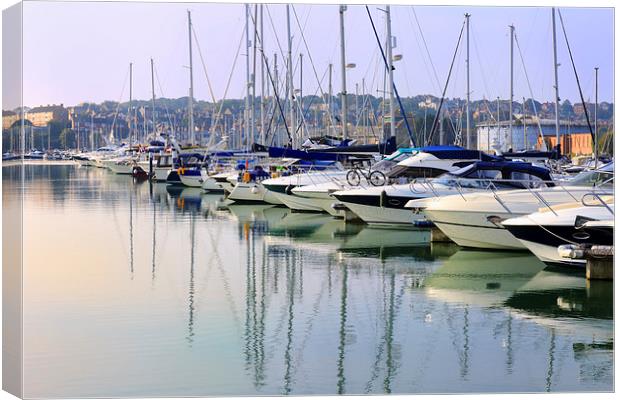  Weymouth Harbour Canvas Print by Mark Godden