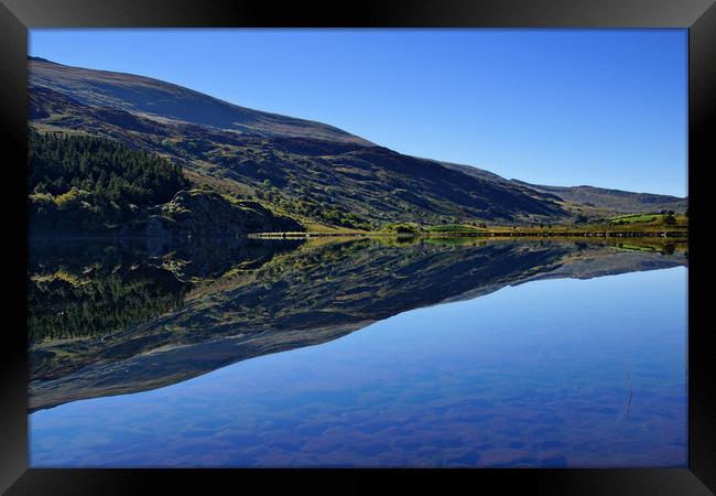 Snowdonia Reflections Framed Print by Karl Butler