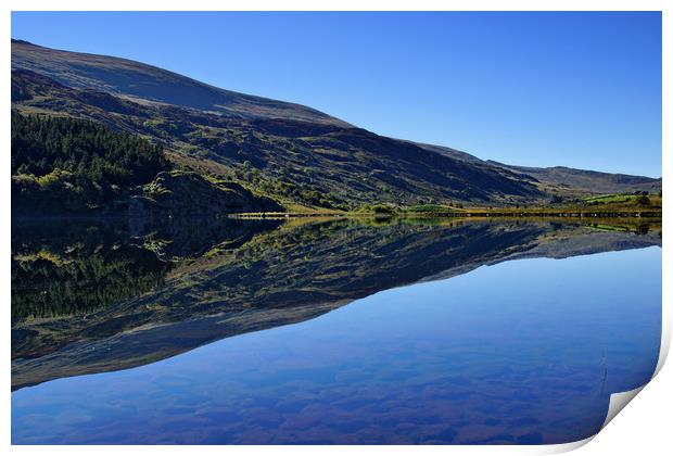 Snowdonia Reflections Print by Karl Butler
