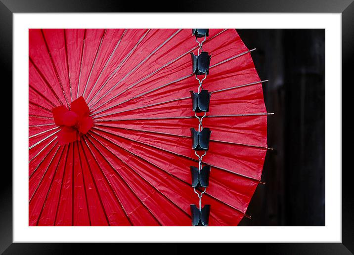  Traditional Japanese Umbrella Framed Mounted Print by david harding
