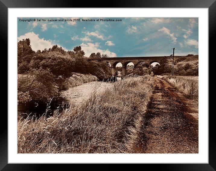  The arches Framed Mounted Print by Derrick Fox Lomax