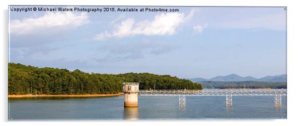 Blue Ridge Dam Acrylic by Michael Waters Photography