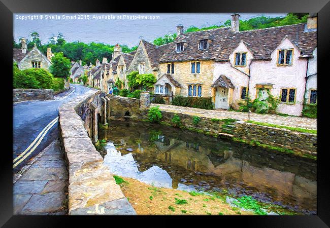  Castle Combe, Wiltshire Framed Print by Sheila Smart