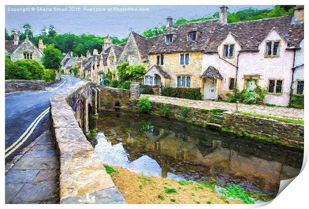  Castle Combe, Wiltshire Print by Sheila Smart