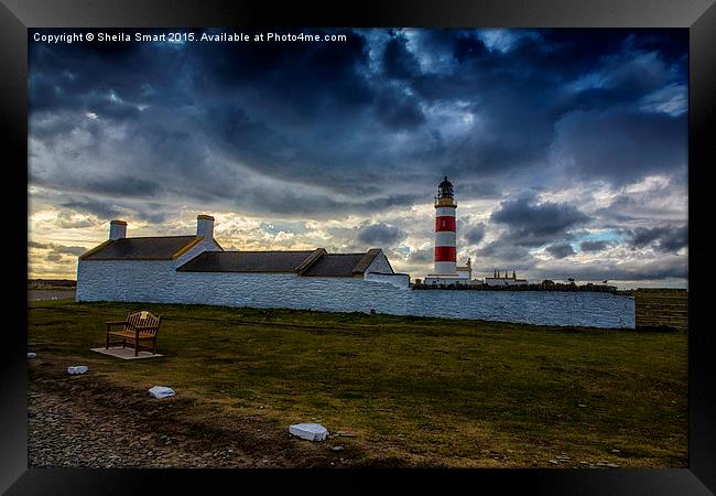  Lighthouse at Point of Ayre, Isle of Man Framed Print by Sheila Smart
