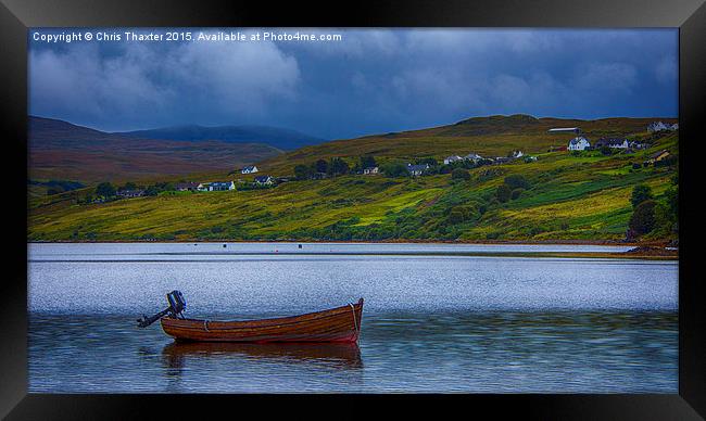 Carbost Loch Harport Framed Print by Chris Thaxter