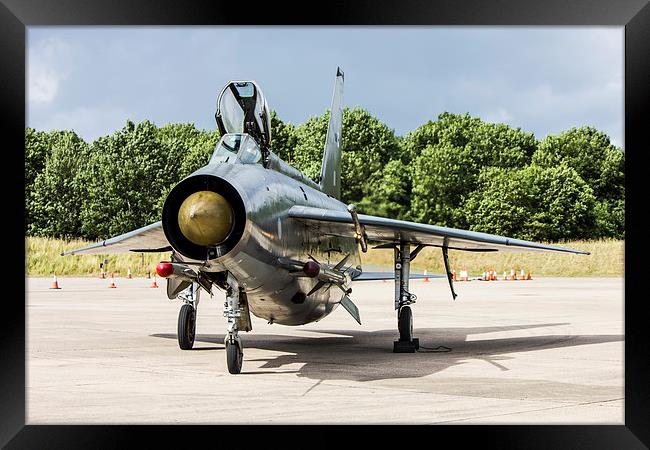  English Electric Lightning. Framed Print by Andrew Crossley