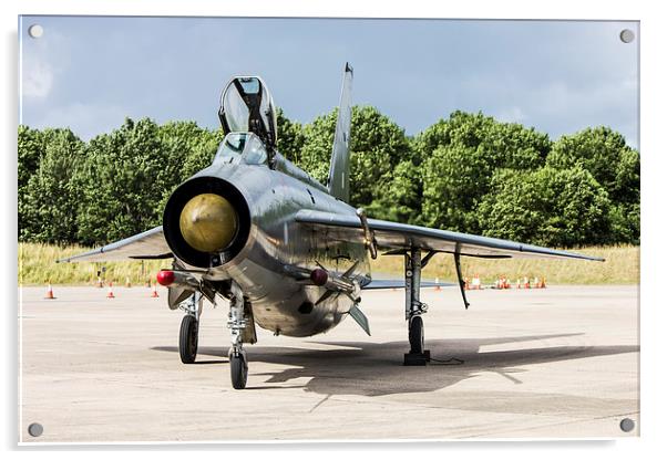  English Electric Lightning. Acrylic by Andrew Crossley