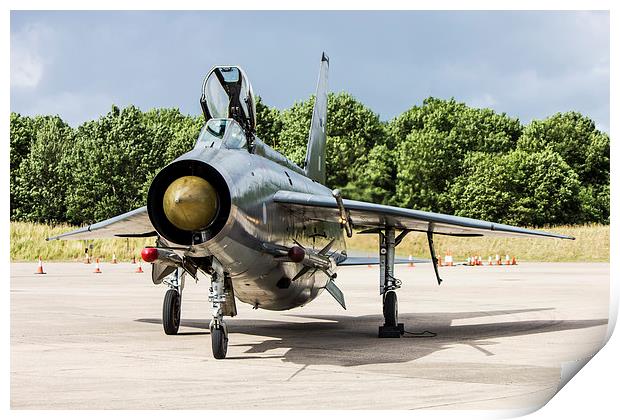  English Electric Lightning. Print by Andrew Crossley