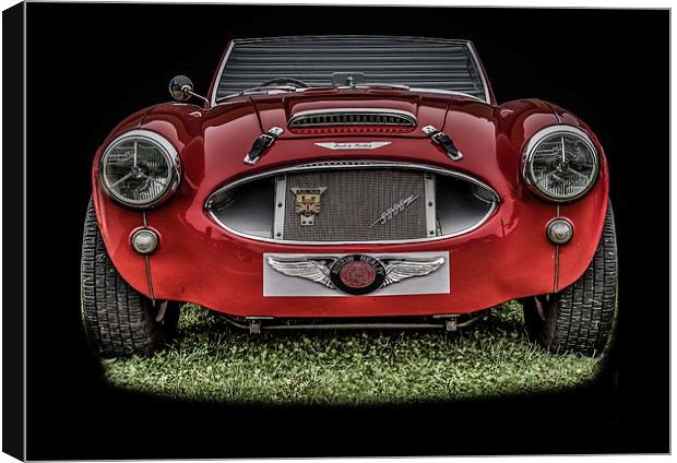 The Classic Austin Healy Canvas Print by Dave Hudspeth Landscape Photography