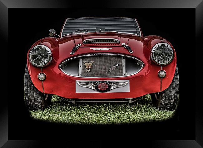 The Classic Austin Healy Framed Print by Dave Hudspeth Landscape Photography
