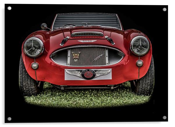The Classic Austin Healy Acrylic by Dave Hudspeth Landscape Photography