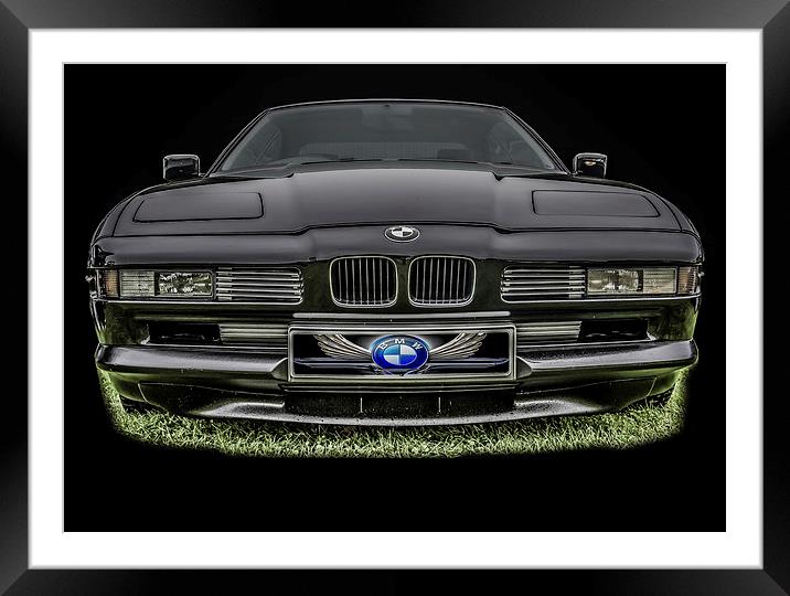 Classic BMW Car Framed Mounted Print by Dave Hudspeth Landscape Photography