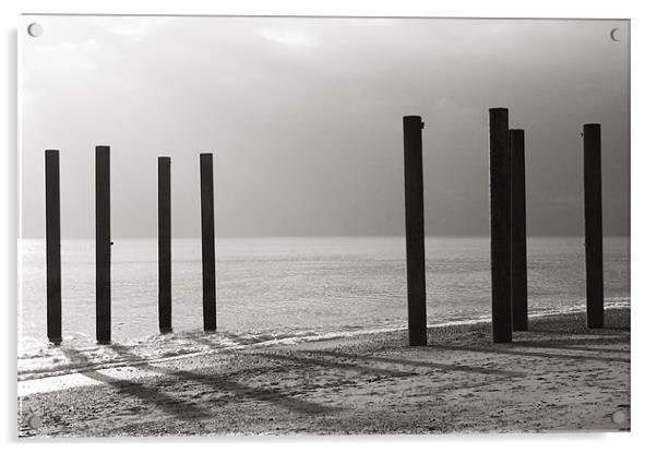 Pillars Acrylic by Malcolm Smith