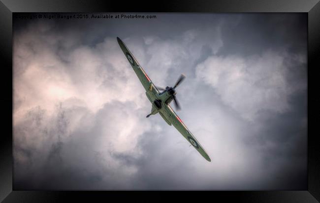  Hawker Hurricane Framed Print by Nigel Bangert