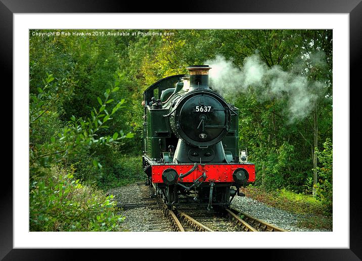  East Somerset Coal Tank  Framed Mounted Print by Rob Hawkins