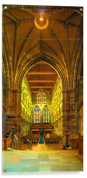  Inside Paisley Abbey Acrylic by Tylie Duff Photo Art