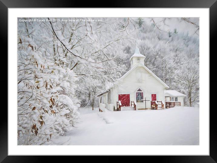  Snowed IN Framed Mounted Print by Sarah Ball