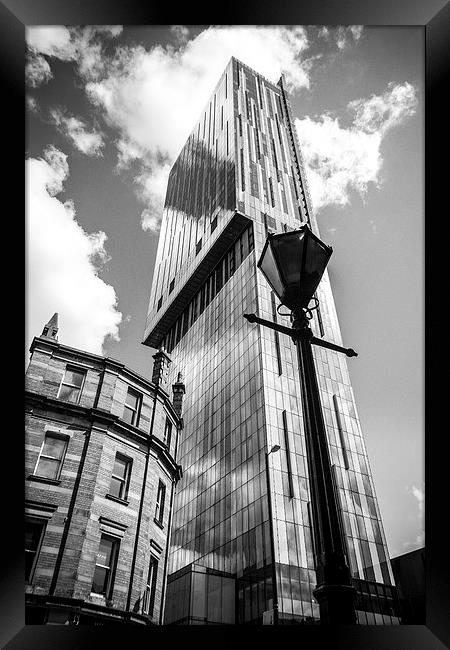  Beetham Tower, Manchester Framed Print by Rachel-Avalon .