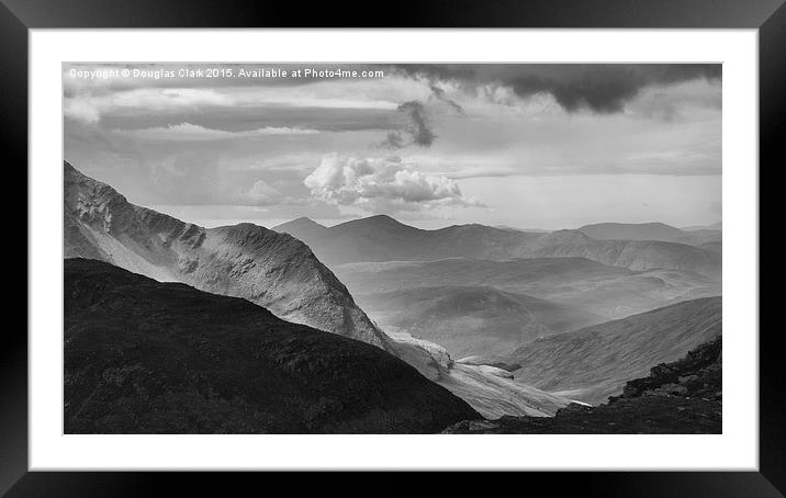  Ben Oss Ridge Framed Mounted Print by Douglas Clark