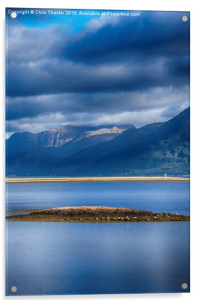  Loch Linnhe Acrylic by Chris Thaxter