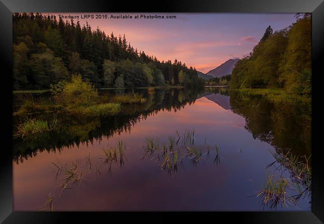 Loch Lochan Sunrise Framed Print by Keith Thorburn EFIAP/b