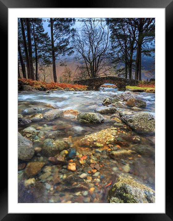  Neither Beck - Lake District National Park UK Framed Mounted Print by Phil Durkin DPAGB BPE4