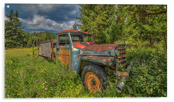 Farm Truck Acrylic by Glenn Barclay