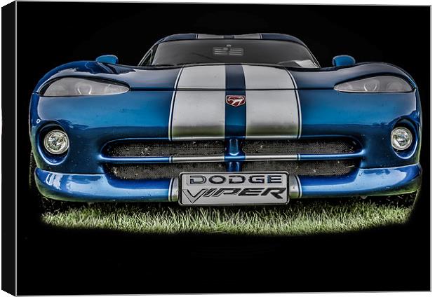 The Dodge Viper Canvas Print by Dave Hudspeth Landscape Photography