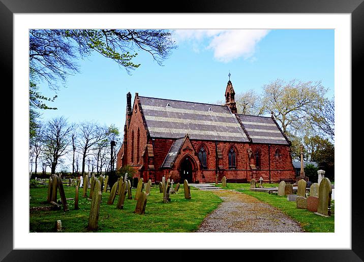  St John the Divine, Frankby, Wirral Framed Mounted Print by Frank Irwin