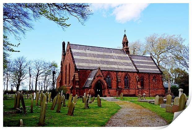  St John the Divine, Frankby, Wirral Print by Frank Irwin