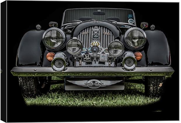 The Morgan Sports Car Canvas Print by Dave Hudspeth Landscape Photography
