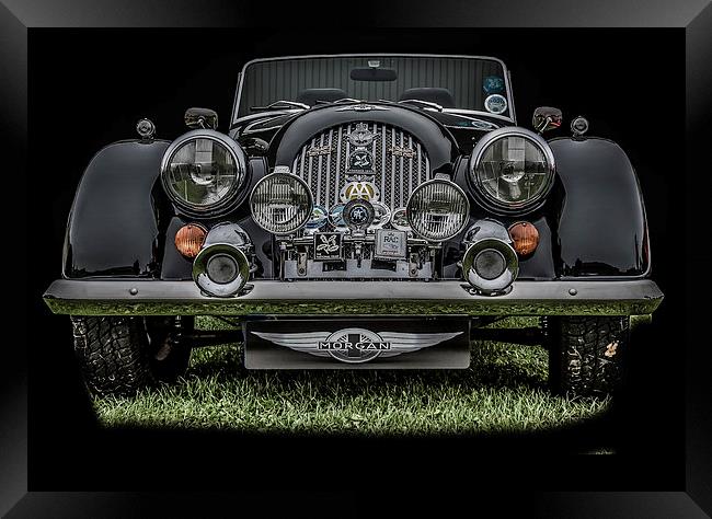 The Morgan Sports Car Framed Print by Dave Hudspeth Landscape Photography