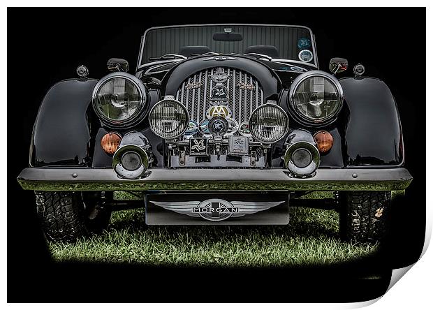 The Morgan Sports Car Print by Dave Hudspeth Landscape Photography