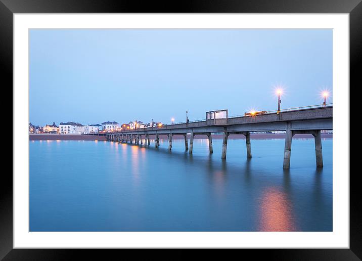   Deal Pier Framed Mounted Print by Ian Hufton