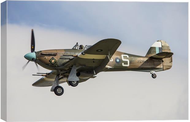  Hurricane BBMF Canvas Print by Andrew Crossley