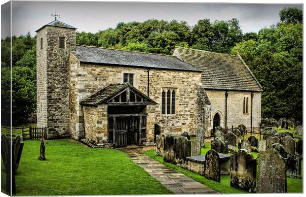  St Gregory's Minster, Kirkdale. Canvas Print by Colin Metcalf