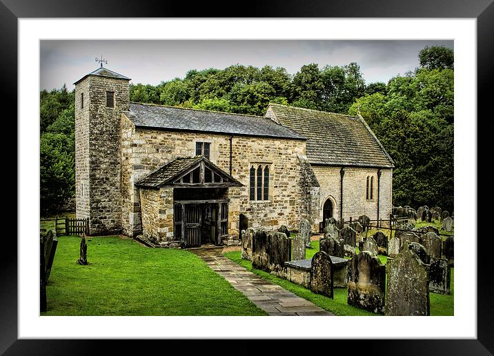  St Gregory's Minster, Kirkdale. Framed Mounted Print by Colin Metcalf