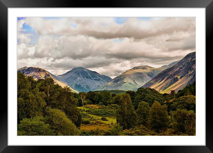  Beautiful Wasdale, Lake District Framed Mounted Print by Jacqi Elmslie