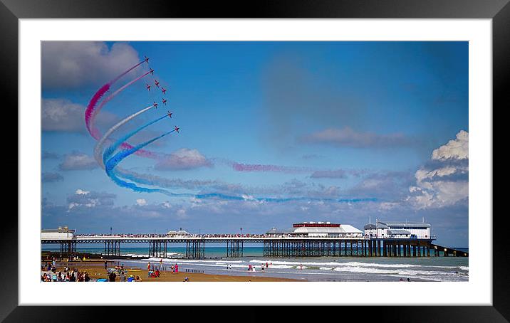  Red Arrows over Cromer Pier Framed Mounted Print by Alan Simpson