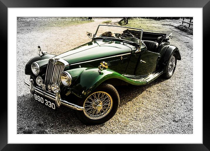  Classic MG Framed Mounted Print by Tom Hard