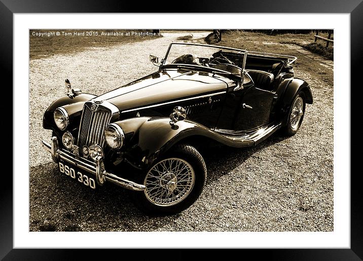  Classic MG Framed Mounted Print by Tom Hard