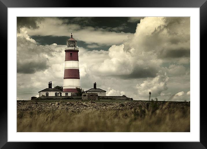 Happisburgh Lighthouse Framed Mounted Print by Stephen Mole