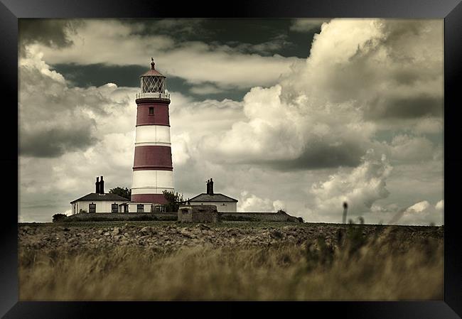Happisburgh Lighthouse Framed Print by Stephen Mole