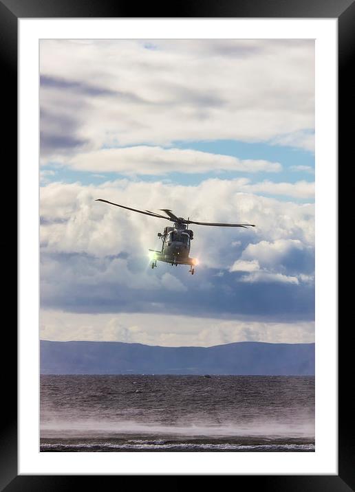 Puma at the Scottish Airshow Framed Mounted Print by Andrew Crossley